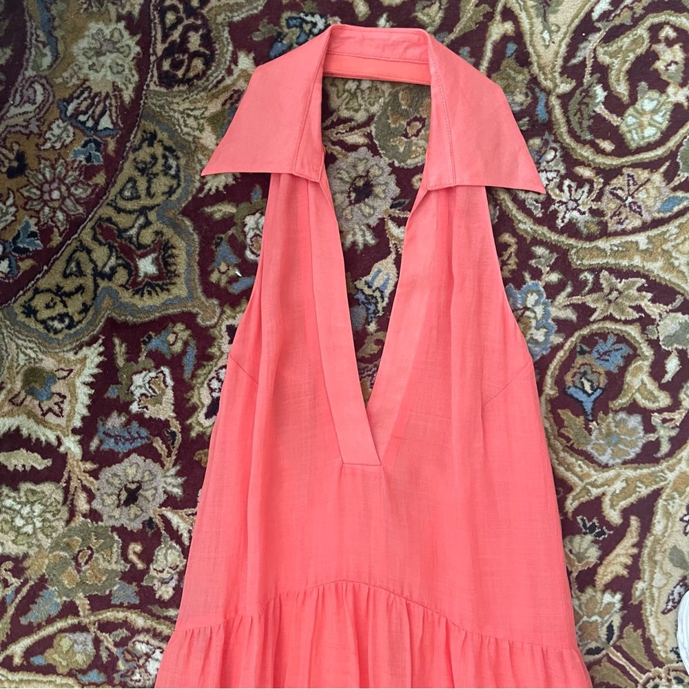 Nicholas Halo Dress Orange - Picture 6 of 8
